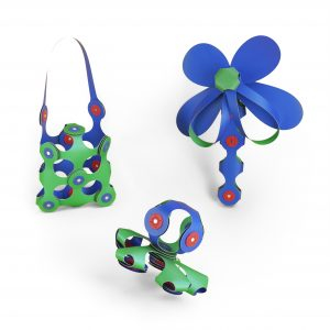 Set Clixo de construit cu magnet, Itsy pack Blue-Green 30 [8]