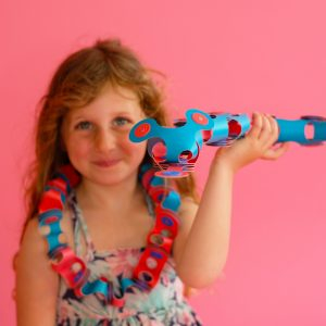 Set Clixo de construit cu magnet, Itsy pack Flamingo-Turquoise 18 [7]