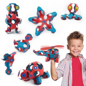 Set Clixo de construit cu magnet, Itsy pack Flamingo-Turquoise 30 [8]