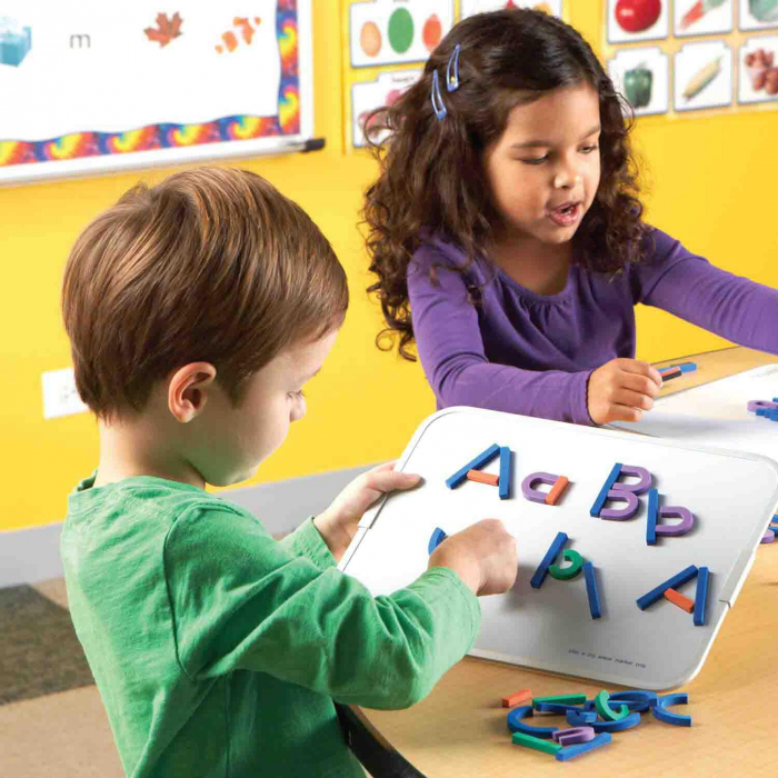 Set constructie magnetic - Litere si cifre [4]