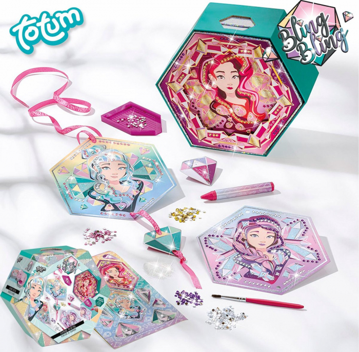 Set creativ Bling Bling, pictura cu diamante [4]