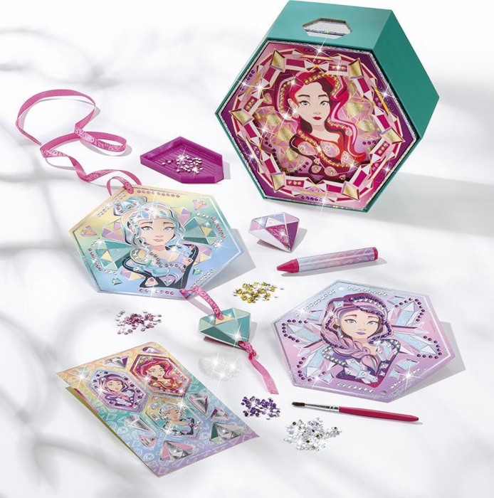 Set creativ Bling Bling, pictura cu diamante [6]