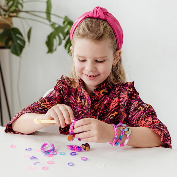 Set creativ bratari din elastice colorate, Disney Princess [3]