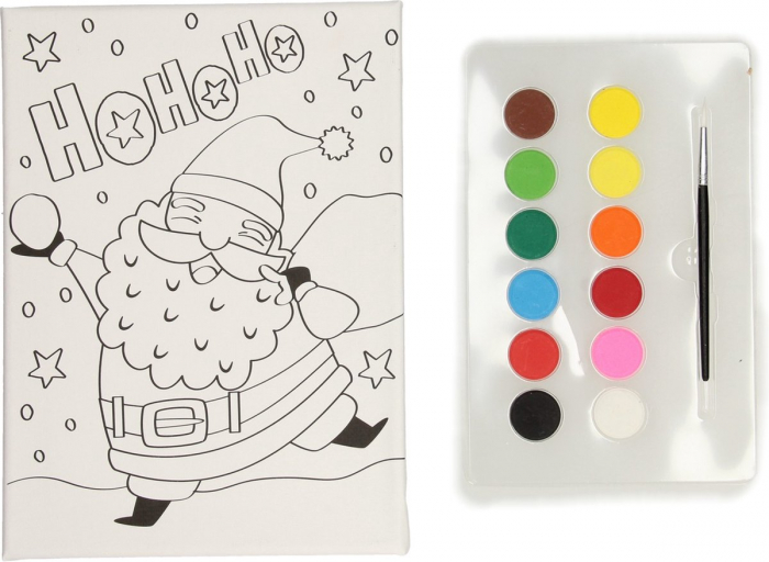 Set creativ canvas, Mos Craciun [3]