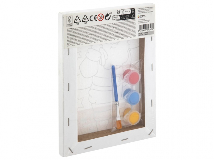 Set creativ, Canvas Mos Craciun, 20x15 cm [2]