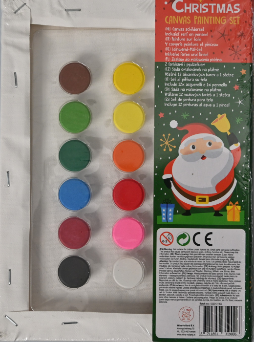 Set creativ canvas, Mos Craciun [2]