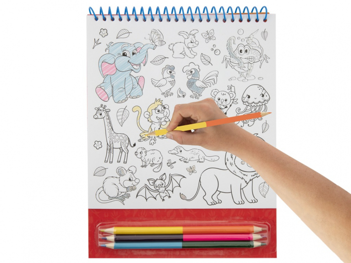 Set creativ, Coloreaza propriile abtibilduri, Animale [3]