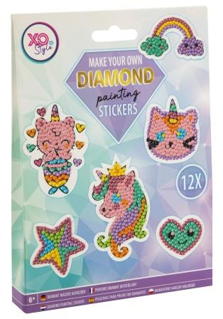 Set creativ, Creeaza propriile abtibilduri cu strasuri, Diamond paint stickers, Grafix [1]