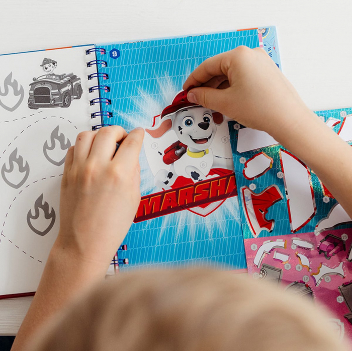 Set creativ cu abtibilduri, lipeste pe numere, Paw Patrol [9]
