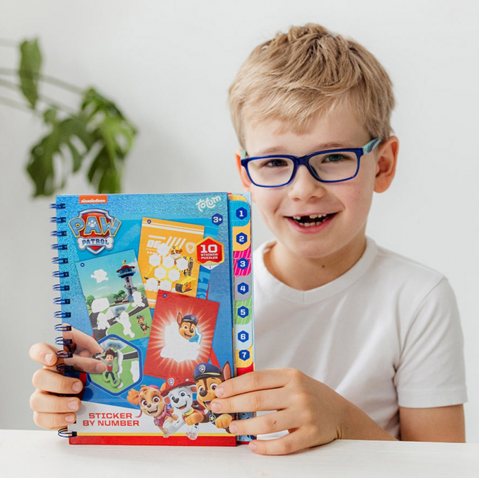 Set creativ cu abtibilduri, lipeste pe numere, Paw Patrol [10]