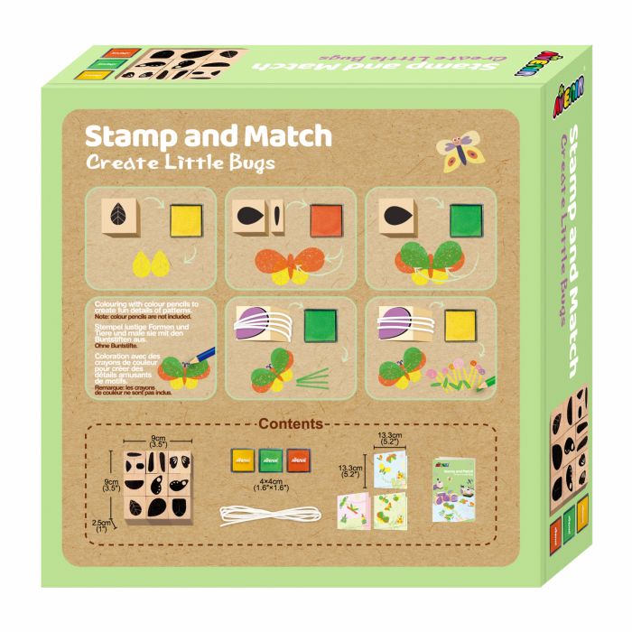Set creativ cu stampile - Insecte [2]