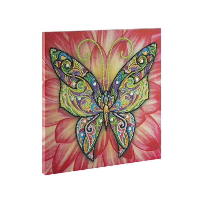 Set creativ cu strasuri, Diamond paint, Canvas Fluture [2]