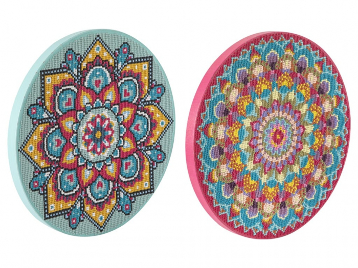 Set creativ cu strasuri, Diamond paint, Canvas Mandala, Grafix [5]