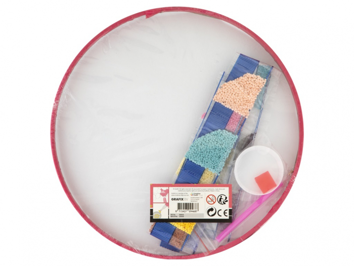 Set creativ cu strasuri, Diamond paint, Canvas Mandala, Grafix [2]