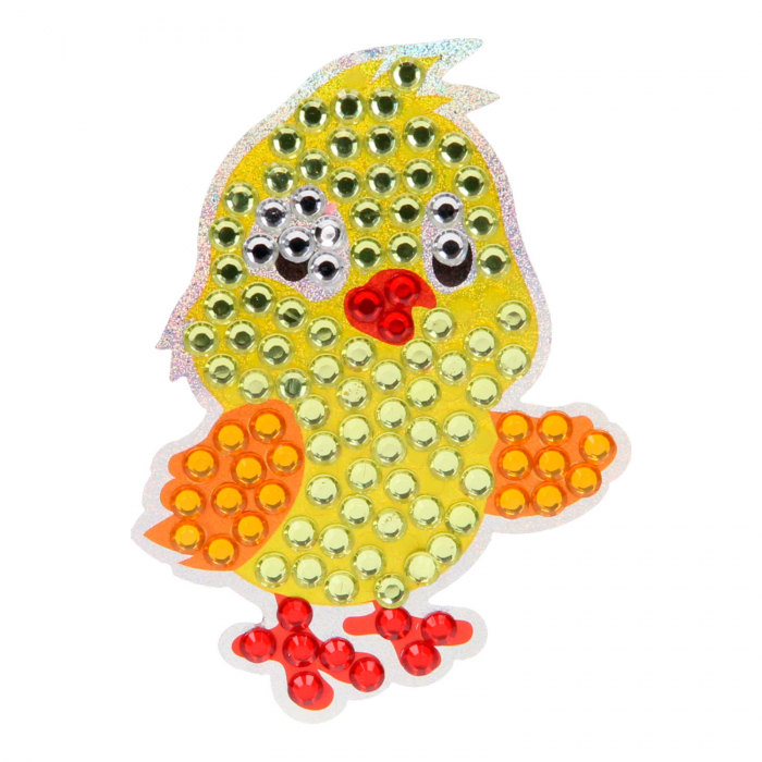 Set creativ cu tematica Paste, Creeaza abtibilduri cu tehnica diamond painting [3]