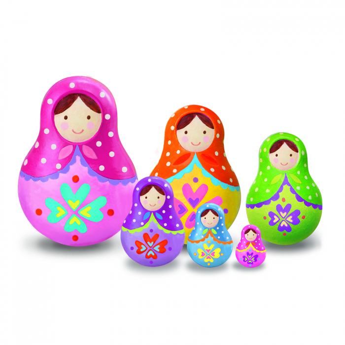 Set creativ de pictat - Cutiute Matrioshka [3]