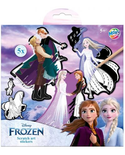 Set creativ de razuit, Abtibilduri magice cu Disney Frozen [1]