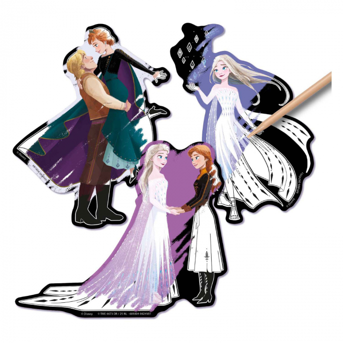 Set creativ de razuit, Abtibilduri magice cu Disney Frozen [2]