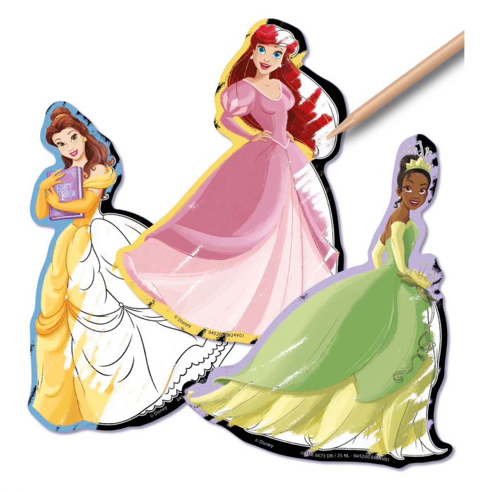 Set creativ de razuit, Abtibilduri magice cu Disney Princess [2]