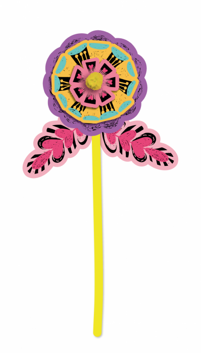 Set creativ de razuit Buchet - Flori [8]