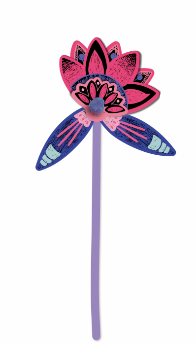 Set creativ de razuit Buchet - Flori [6]
