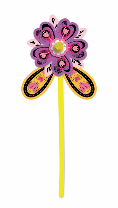 Set creativ de razuit Buchet - Flori [9]
