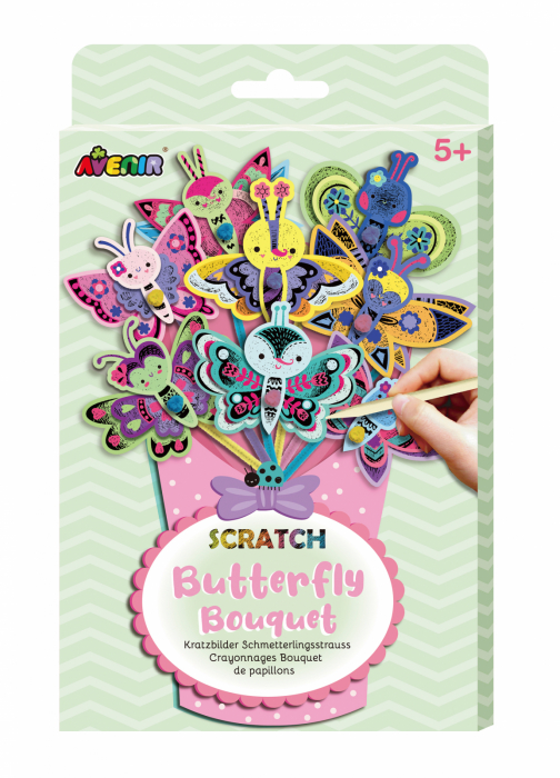 Set creativ de razuit Buchet - Fluture [1]