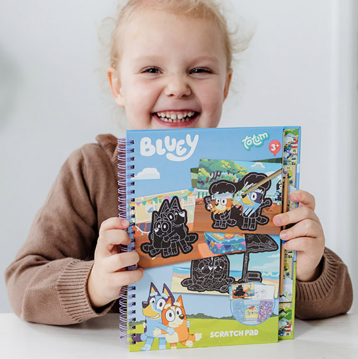 Set creativ de razuit si colorat, Bluey, Totum [3]
