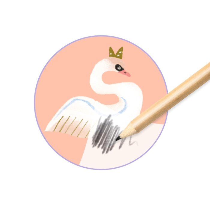 Set creativ de transfer Balet, Djeco [3]