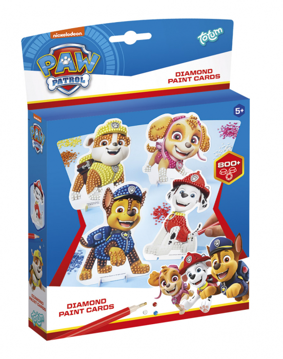 Set creativ diamond painting Paw Patrol, Patrula Catelusilor, Totum [2]