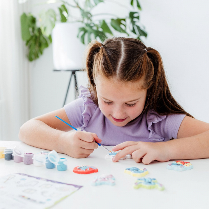 Set creativ DIY 2 în 1, Creeaza bratari si figurine din ipsos, Disney Lilo si Stitch [7]