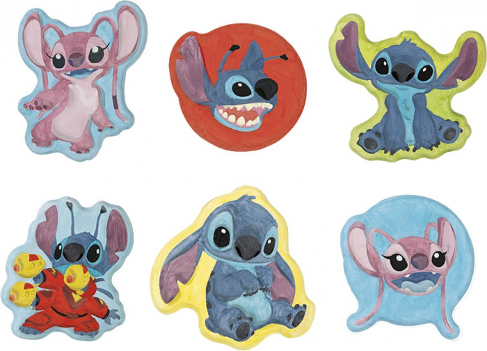 Set creativ DIY 2 în 1, Creeaza bratari si figurine din ipsos, Disney Lilo si Stitch [13]