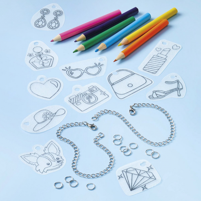 Set creativ DIY 3 in 1 bratari, set de decorat unghii si accesorii fashion - Stylicious [7]