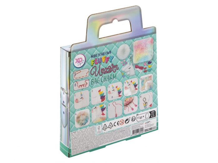 Set creativ DIY, Breloc pufos unicorn  [2]