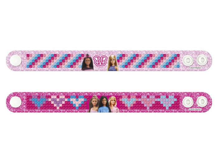 Set creativ DIY, Creeaza bratari cu tehnica diamond painting, Barbie [4]