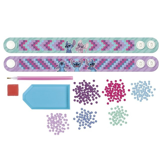 Set creativ DIY, Creeaza bratari cu tehnica diamond painting, Disney Lilo si Stitch [4]