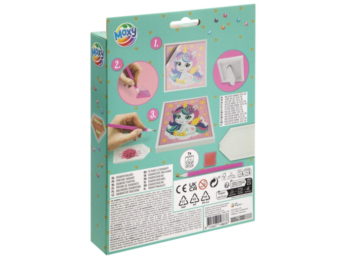 Set creativ DIY, Creeaza propriul tablou, Unicorn, Moxy [2]