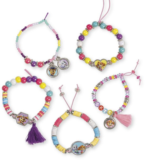 Set creativ DIY, cu margele, Creatii colorate si bratari cool, Paw Patrol [3]