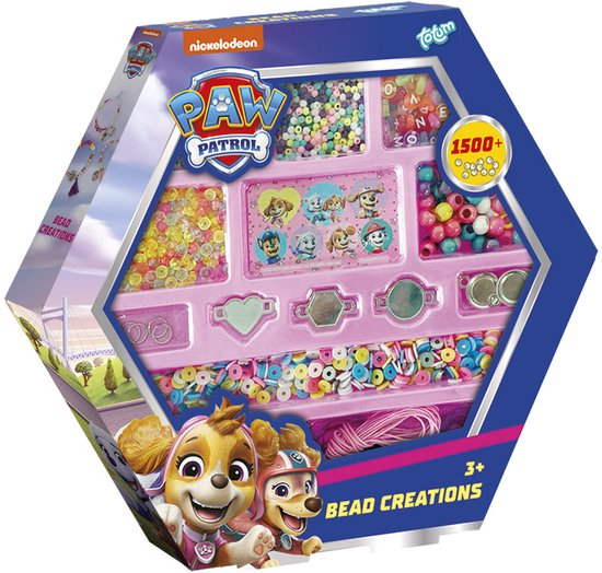 Set creativ DIY, cu margele, Creatii colorate si bratari cool, Paw Patrol [1]