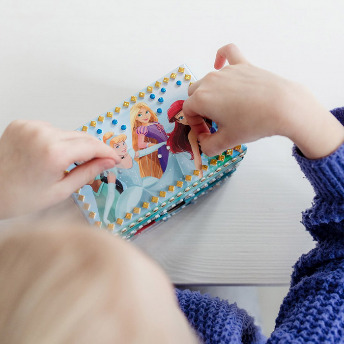 Set creativ DIY Decoreaza propria cutie de bijuterii, Disney Princess [3]