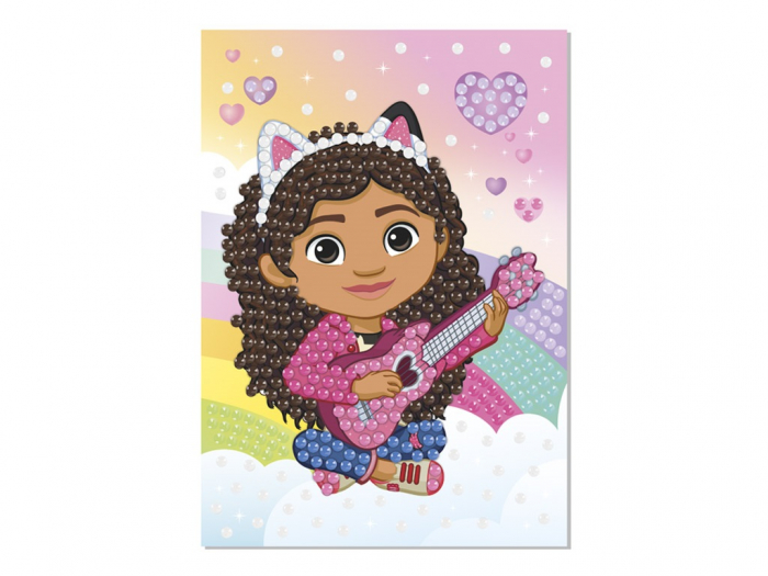 Set creativ DIY, Felicitare diamond paint, Gabby's Dollhouse [3]