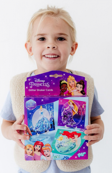 Set creativ DIY, felicitari cu slipici Disney Princess [6]