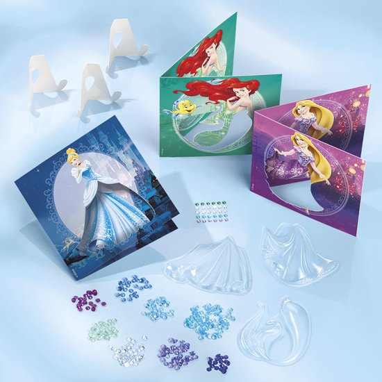 Set creativ DIY, felicitari cu slipici Disney Princess [10]