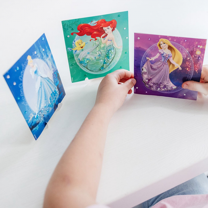 Set creativ DIY, felicitari cu slipici Disney Princess [4]