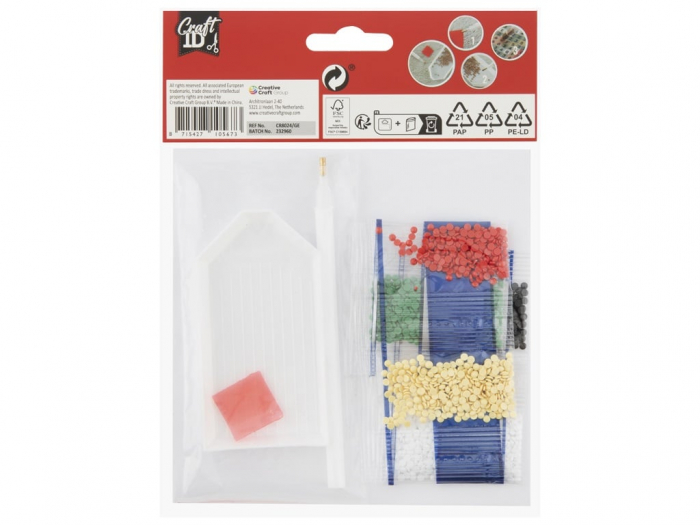 Set creativ DIY, felicitari de Craciun, brad si om de zapada [2]