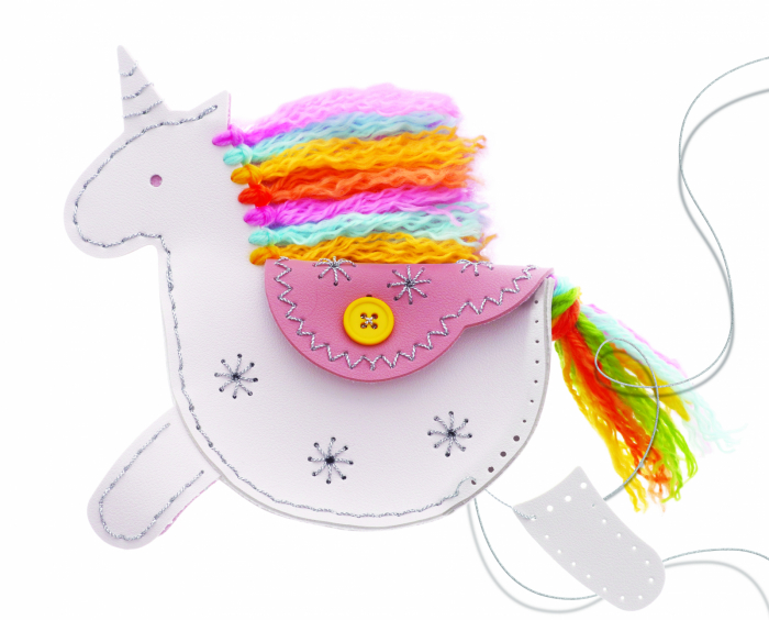Set creativ DIY - Geanta din piele artificiala Unicorn [3]