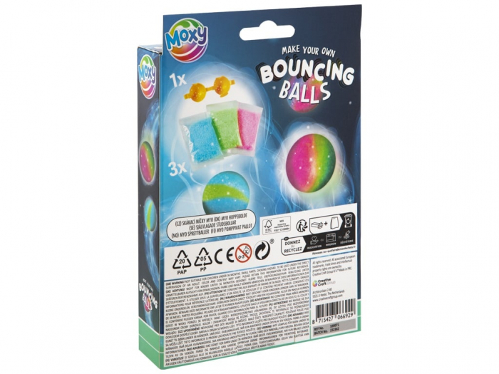 Set creativ, DIY Mingii saltarete, 3 culori neon [2]