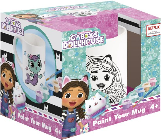 Set creativ DIY, Picteaza canuta cu Gabby Dollhouse [1]