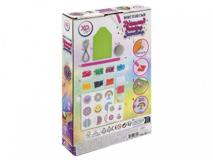 Set creativ DIY, Set 3 bijuterii, diamond painting [2]