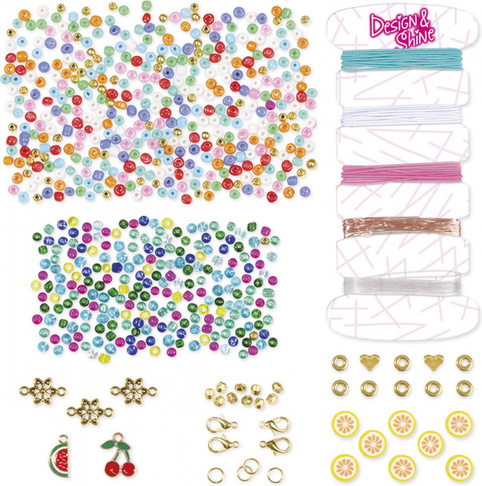 Set creativ DYI Bratari dulci, Design and shine [3]